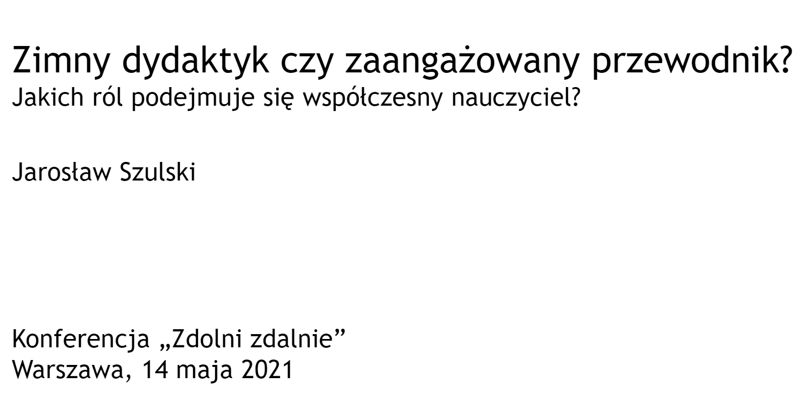 prezentacja j szulski